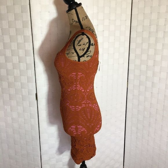 Nwt Free People Lace Medallion Mini Dress Size XS/S - Picture 7 of 9